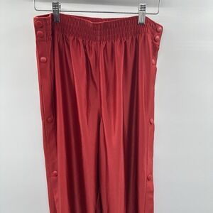 Vintage Y2K Nike Tear-Away Warmup Track Pants Mens Large Red Minor Thread Pulls